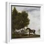 Two Horses Communing in a Landscape by George Stubbs-George Stubbs-Framed Giclee Print