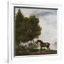 Two Horses Communing in a Landscape by George Stubbs-George Stubbs-Framed Giclee Print