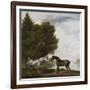 Two Horses Communing in a Landscape by George Stubbs-George Stubbs-Framed Giclee Print