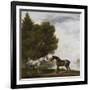 Two Horses Communing in a Landscape by George Stubbs-George Stubbs-Framed Giclee Print