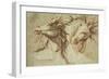 Two Horses' Heads-John Michael Rysbrack-Framed Giclee Print