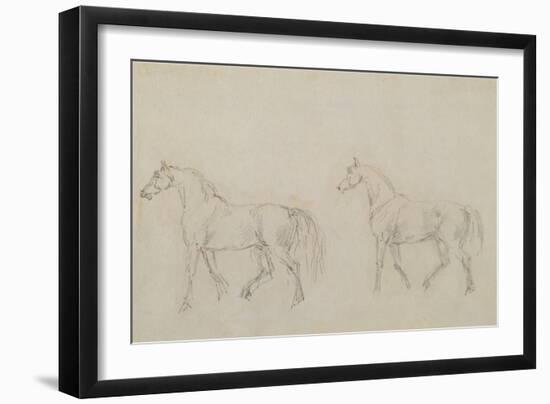 Two Horses Walking Left-Sawrey Gilpin-Framed Giclee Print