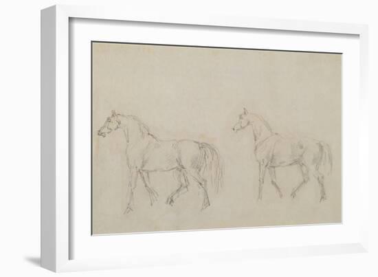 Two Horses Walking Left-Sawrey Gilpin-Framed Giclee Print
