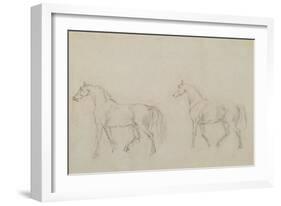 Two Horses Walking Left-Sawrey Gilpin-Framed Giclee Print