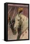 Two Horses with Plumes-null-Framed Stretched Canvas