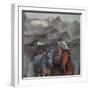 Two Horses-Hüseyin Ta?k?n-Framed Photographic Print