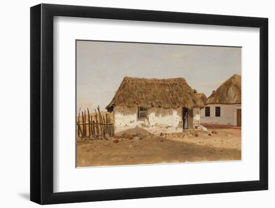 Two Houses in Barranquilla, Colombia-Frederic Edwin Church-Framed Premium Giclee Print