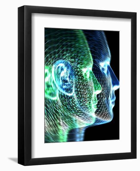 Two Human Heads-PASIEKA-Framed Premium Photographic Print