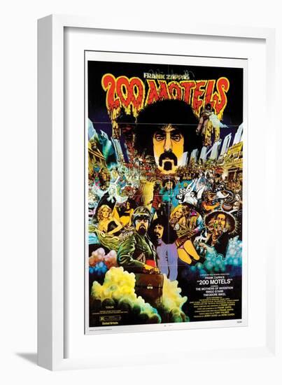 Two Hundred Hotels, Frank Zappa, 1971-null-Framed Premium Giclee Print