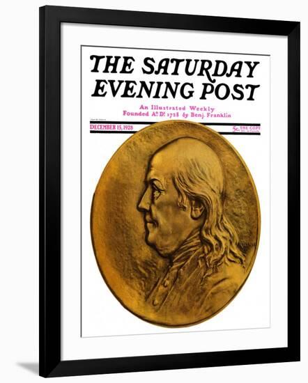 "Two Hundredth Anniversary Number," Saturday Evening Post Cover, December 15, 1928-Julio Kilenyi-Framed Giclee Print