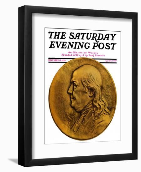 "Two Hundredth Anniversary Number," Saturday Evening Post Cover, December 15, 1928-Julio Kilenyi-Framed Giclee Print