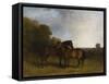 Two Hunters in a Landscape by Edward Robert Smythe-Edward Robert Smythe-Framed Stretched Canvas