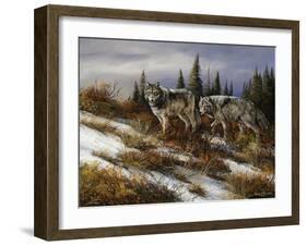 Two Hunters-Trevor V. Swanson-Framed Giclee Print
