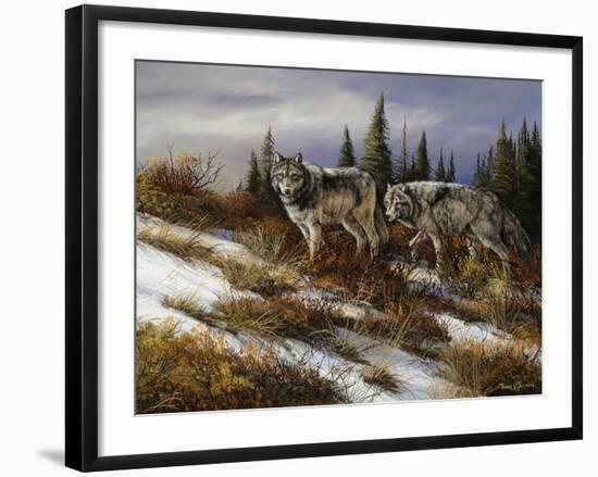 Two Hunters-Trevor V. Swanson-Framed Giclee Print