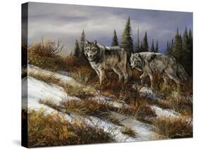 Two Hunters-Trevor V. Swanson-Stretched Canvas
