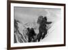 Two Hunza Porters Climb Up To the Fourth Camp on the Abruzzi Spur of K2-null-Framed Giclee Print