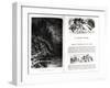 Two Illustrated Pages from "Les Contes Drolatiques" by Honore De Balzac (1799-1850)-Gustave Doré-Framed Giclee Print