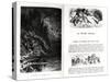 Two Illustrated Pages from "Les Contes Drolatiques" by Honore De Balzac (1799-1850)-Gustave Doré-Stretched Canvas