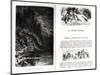 Two Illustrated Pages from "Les Contes Drolatiques" by Honore De Balzac (1799-1850)-Gustave Doré-Mounted Giclee Print