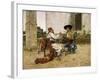 Two Inhabitants of the Valencia Huerta, 1880-1890-Joaquin Agrasot-Framed Giclee Print