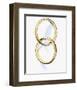 Two interlocked wedding rings-Matthias Kulka-Framed Photo