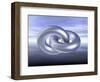 Two interlocked wedding rings-Matthias Kulka-Framed Premium Giclee Print