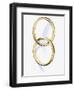 Two interlocked wedding rings-Matthias Kulka-Framed Premium Giclee Print