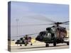 Two Iraqi MI-17 Hip Helicopters Conduct an Aeromedical Evacuation Mission-Stocktrek Images-Stretched Canvas