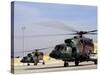 Two Iraqi MI-17 Hip Helicopters Conduct an Aeromedical Evacuation Mission-Stocktrek Images-Stretched Canvas