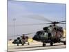 Two Iraqi MI-17 Hip Helicopters Conduct an Aeromedical Evacuation Mission-Stocktrek Images-Mounted Photographic Print