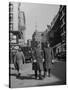 Two Irish Cops Standing on Washington Streeet-Walter Sanders-Stretched Canvas