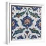 Two Iznik Pottery Tiles-null-Framed Giclee Print