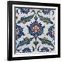 Two Iznik Pottery Tiles-null-Framed Giclee Print