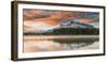 Two Jack Lake at Sunset, Banff National Park, Alberta, Canada-Arnaudbertrande-Framed Photographic Print