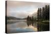 Two Jack Lake, Banff National Park, Canadian Rockies, Alberta Province, Canada-Sonja Jordan-Stretched Canvas