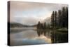 Two Jack Lake, Banff National Park, Canadian Rockies, Alberta Province, Canada-Sonja Jordan-Stretched Canvas