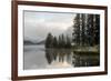 Two Jack Lake, Banff National Park, Canadian Rockies, Alberta Province, Canada-Sonja Jordan-Framed Photographic Print