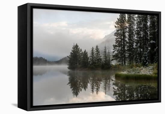 Two Jack Lake, Banff National Park, Canadian Rockies, Alberta Province, Canada-Sonja Jordan-Framed Stretched Canvas