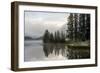 Two Jack Lake, Banff National Park, Canadian Rockies, Alberta Province, Canada-Sonja Jordan-Framed Photographic Print