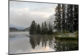Two Jack Lake, Banff National Park, Canadian Rockies, Alberta Province, Canada-Sonja Jordan-Mounted Photographic Print