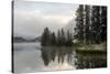 Two Jack Lake, Banff National Park, Canadian Rockies, Alberta Province, Canada-Sonja Jordan-Stretched Canvas