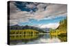 Two Jack Lake, Banff National Park, Canadian Rockies, Alberta Province, Canada-Sonja Jordan-Stretched Canvas