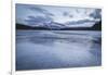 Two Jack Lake in the winter season, Banff National Park, UNESCO World Heritage Site, Alberta, Canad-JIA HE-Framed Photographic Print