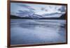 Two Jack Lake in the winter season, Banff National Park, UNESCO World Heritage Site, Alberta, Canad-JIA HE-Framed Photographic Print