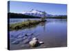 Two Jack Lake with Mount Rundle Beyond, Banff National Park, Unesco World Heritage Site, Alberta-Pearl Bucknall-Stretched Canvas