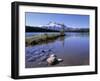 Two Jack Lake with Mount Rundle Beyond, Banff National Park, Unesco World Heritage Site, Alberta-Pearl Bucknall-Framed Photographic Print