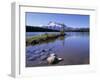 Two Jack Lake with Mount Rundle Beyond, Banff National Park, Unesco World Heritage Site, Alberta-Pearl Bucknall-Framed Photographic Print