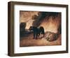 Two Jaguars from Peru-Antoine-Louis Barye-Framed Giclee Print