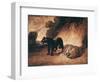 Two Jaguars from Peru-Antoine-Louis Barye-Framed Giclee Print