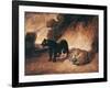 Two Jaguars from Peru-Antoine-Louis Barye-Framed Giclee Print